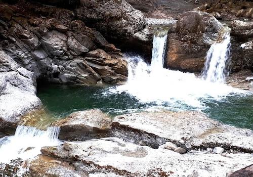 Wasserfall im Tobelwanderweg