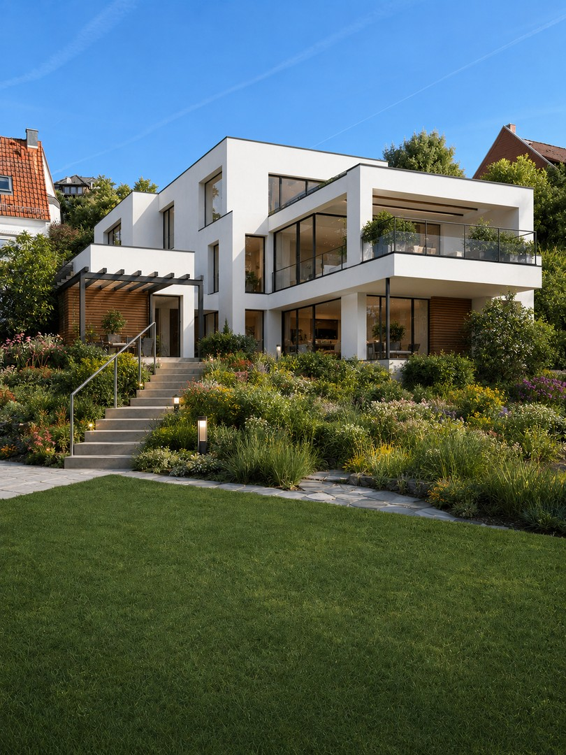 Visualierung Neubau Bauhaus
