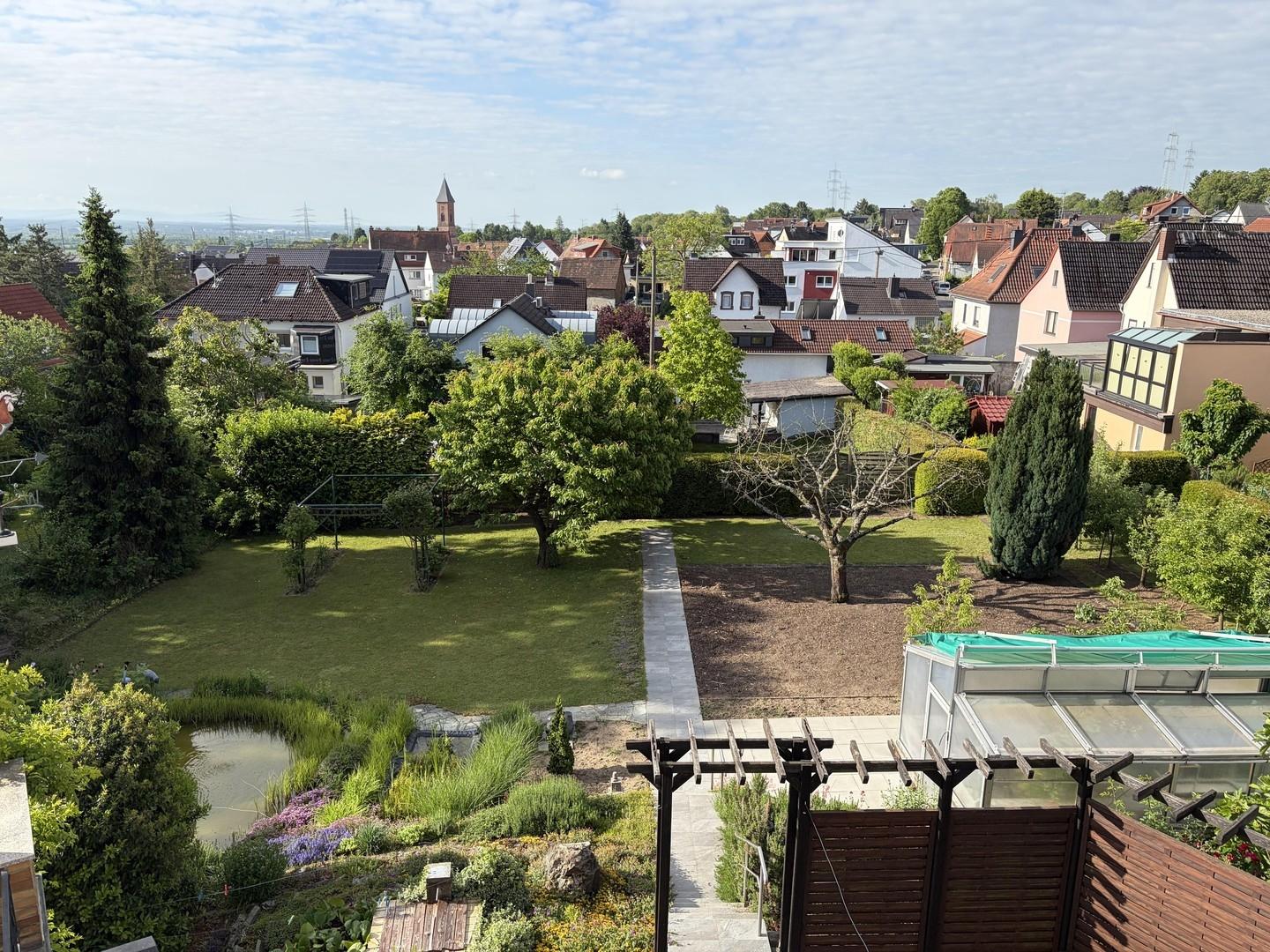 Blick aus dem Dachgeschoss