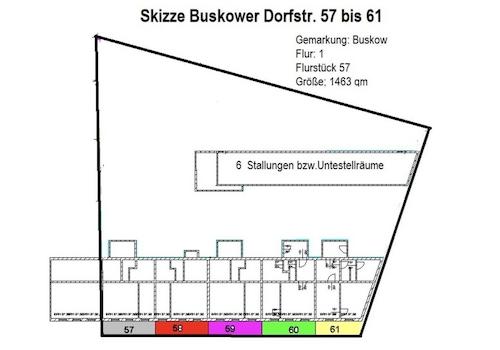 Grundriss für die 5 WE 