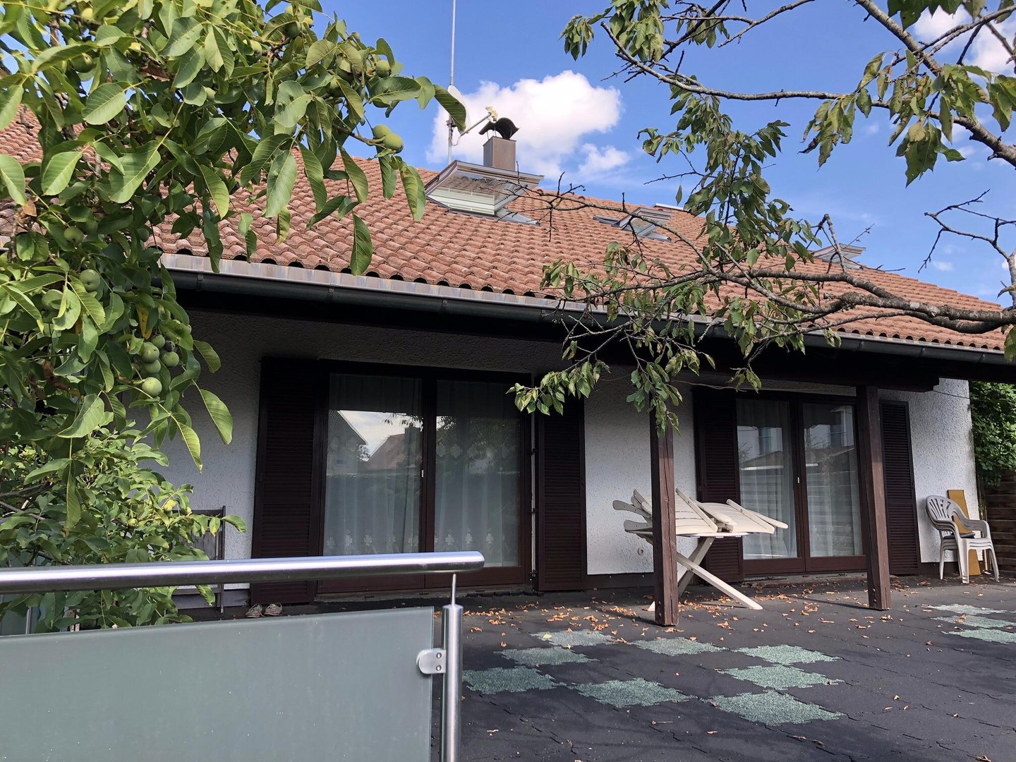 Terrasse zu Wohn/Schlafbereich