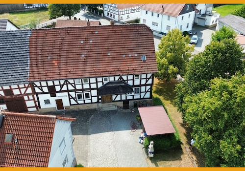 Blick auf den Hof