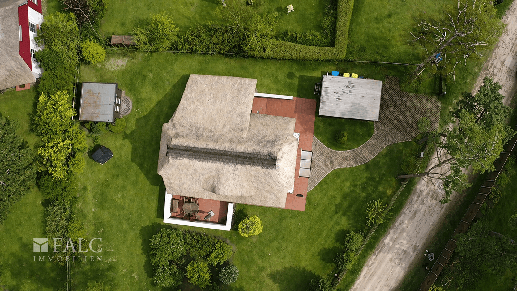 Drohne Draufansicht
