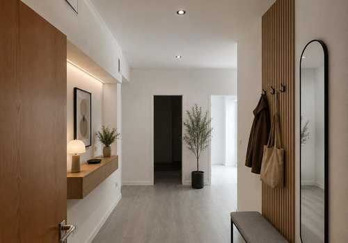 Wohnzimmer + Eingangsbereich