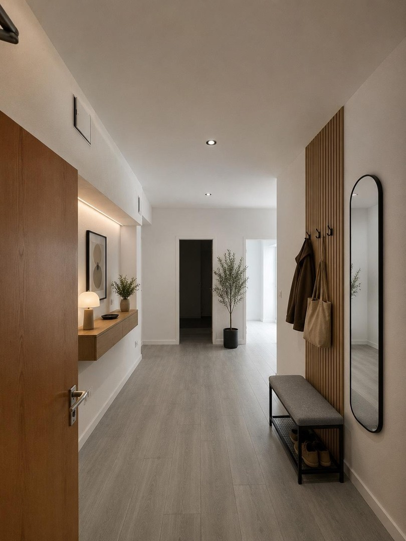 Wohnzimmer + Eingangsbereich
