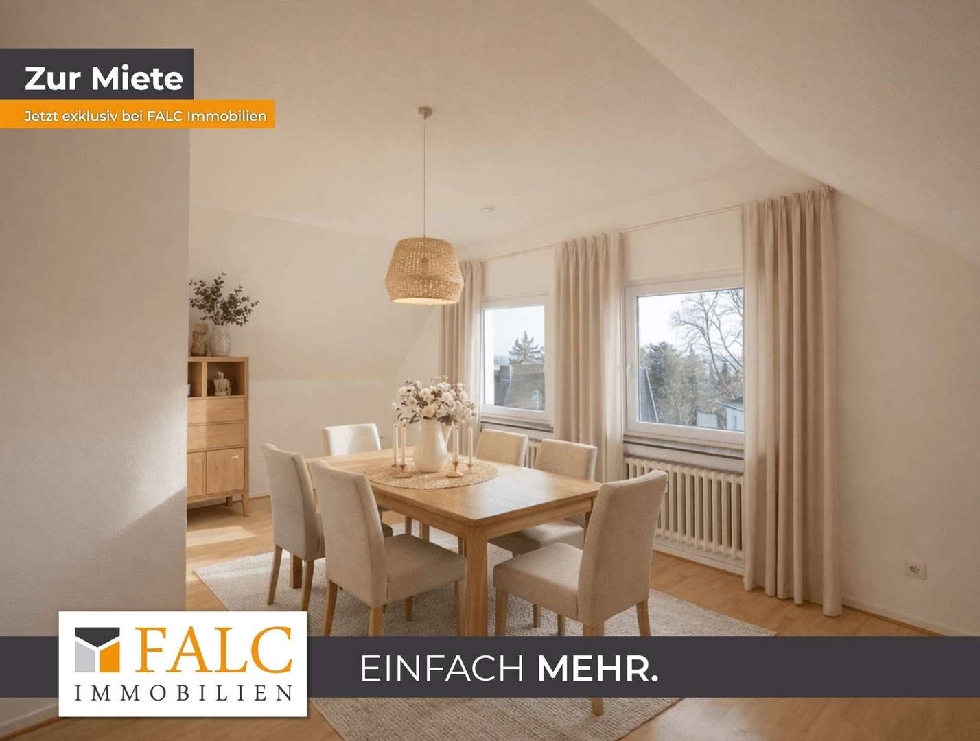 Wohnzimmer/Esszimmer ( Einrichtungsbeispiel)