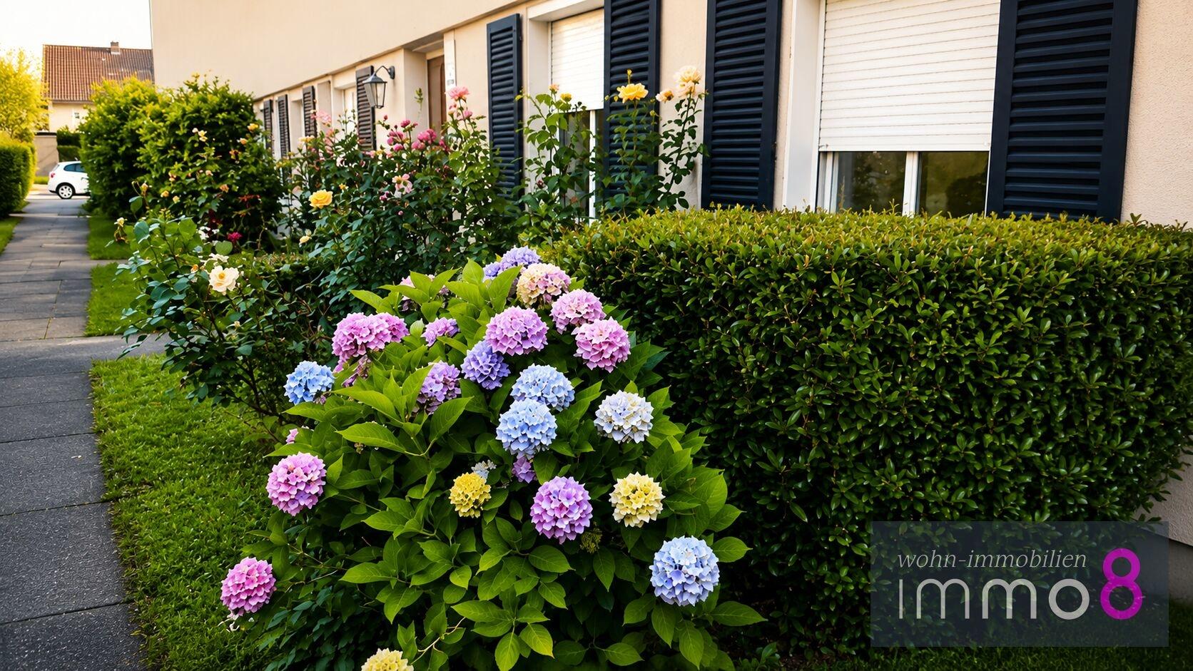Blühende Gartenidylle