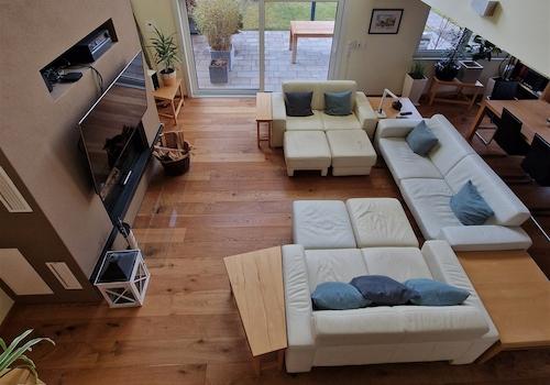 Wohnzimmer von der Galerie