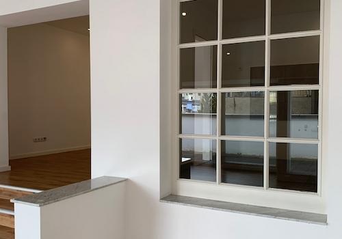 Ansicht Wohn,- Esszimmer mit Blick in die Küche