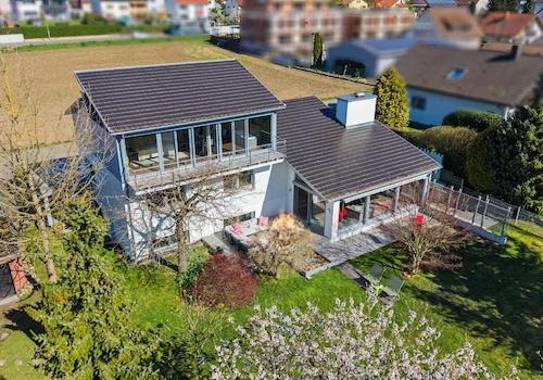 Das Haus von oben