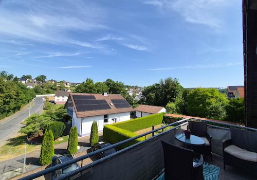 Weitblick vom Balkon