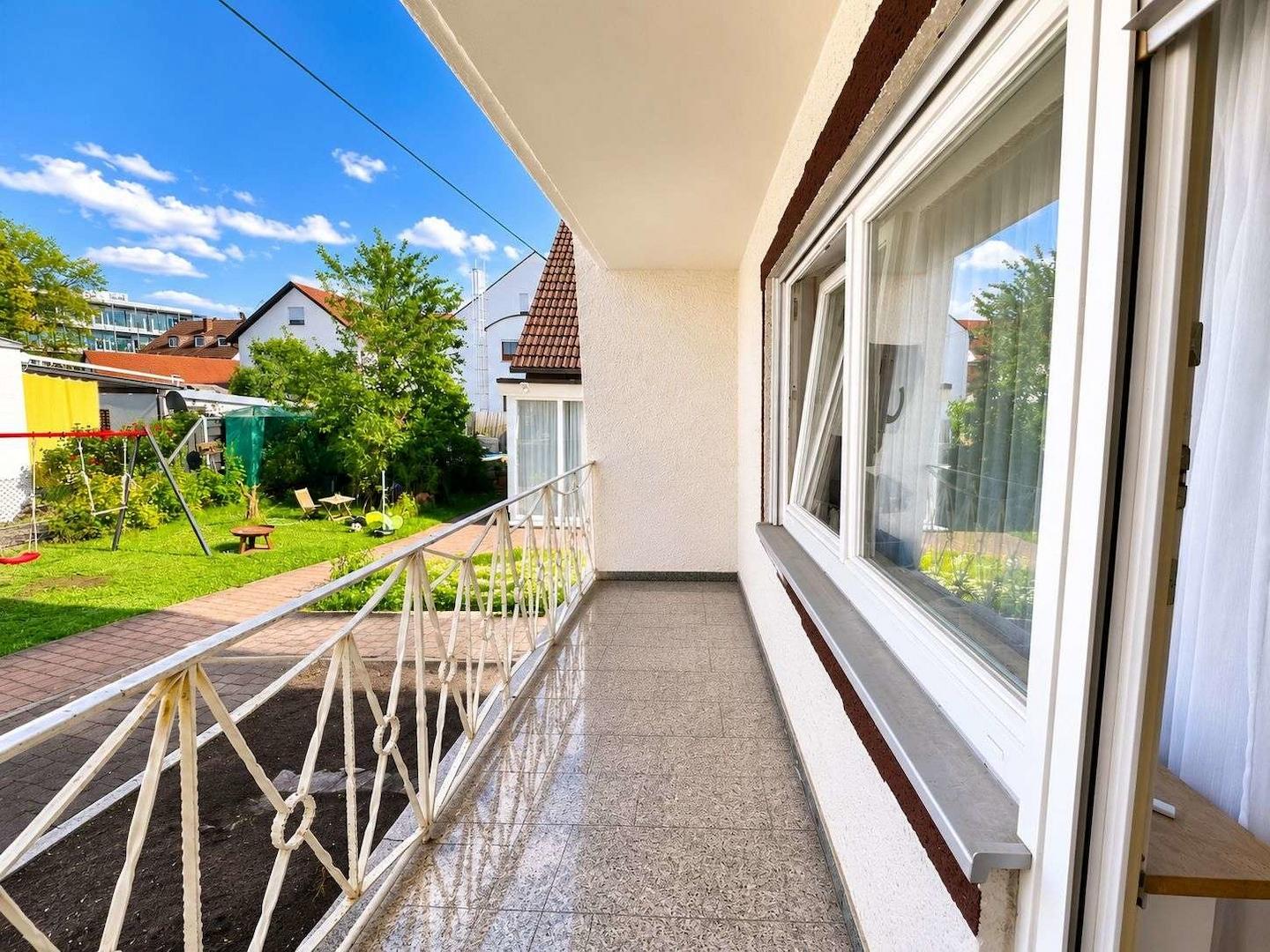 Terrasse im Erdgeschoss
