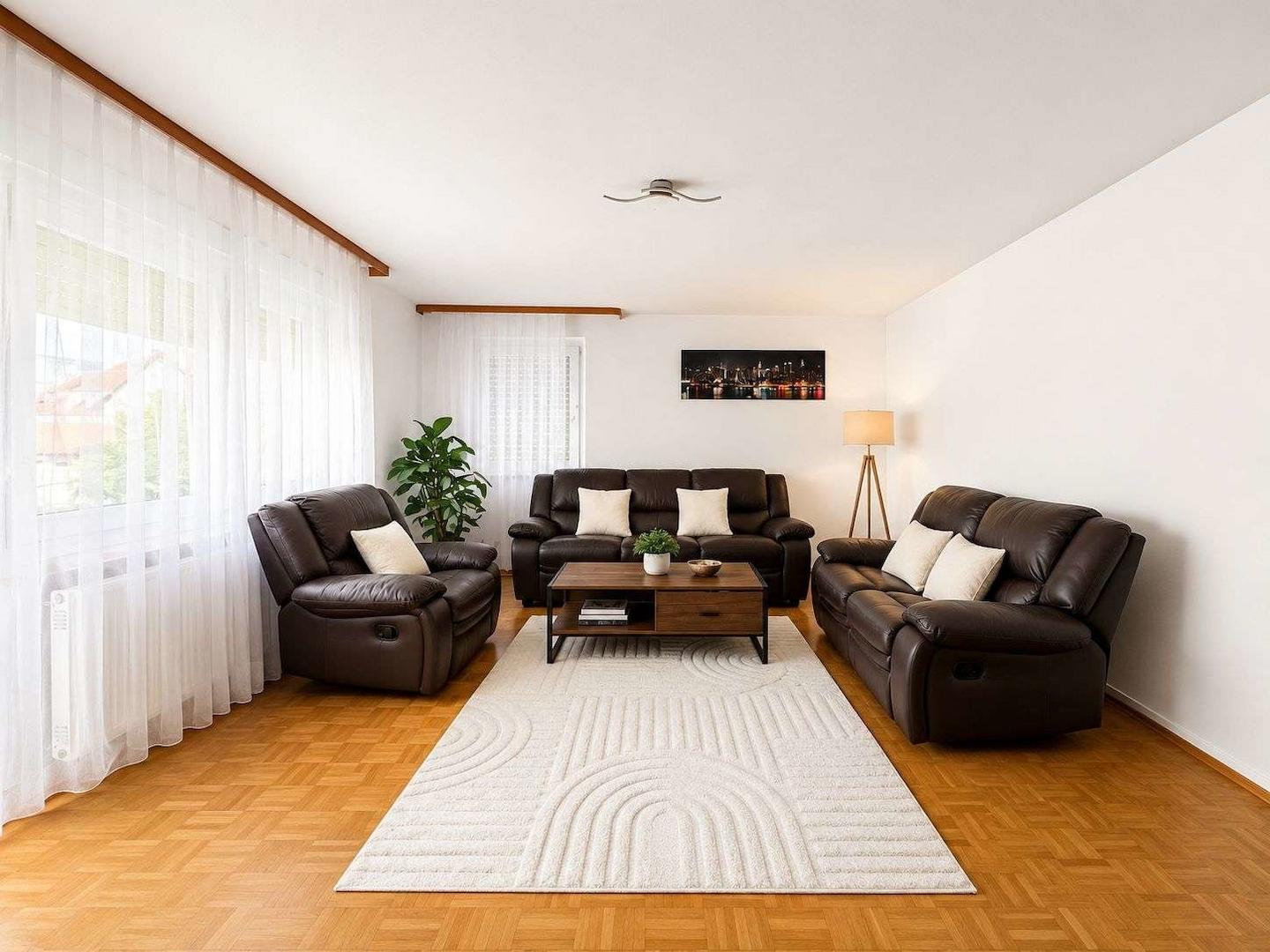 Wohnzimmer im Erdgeschoss