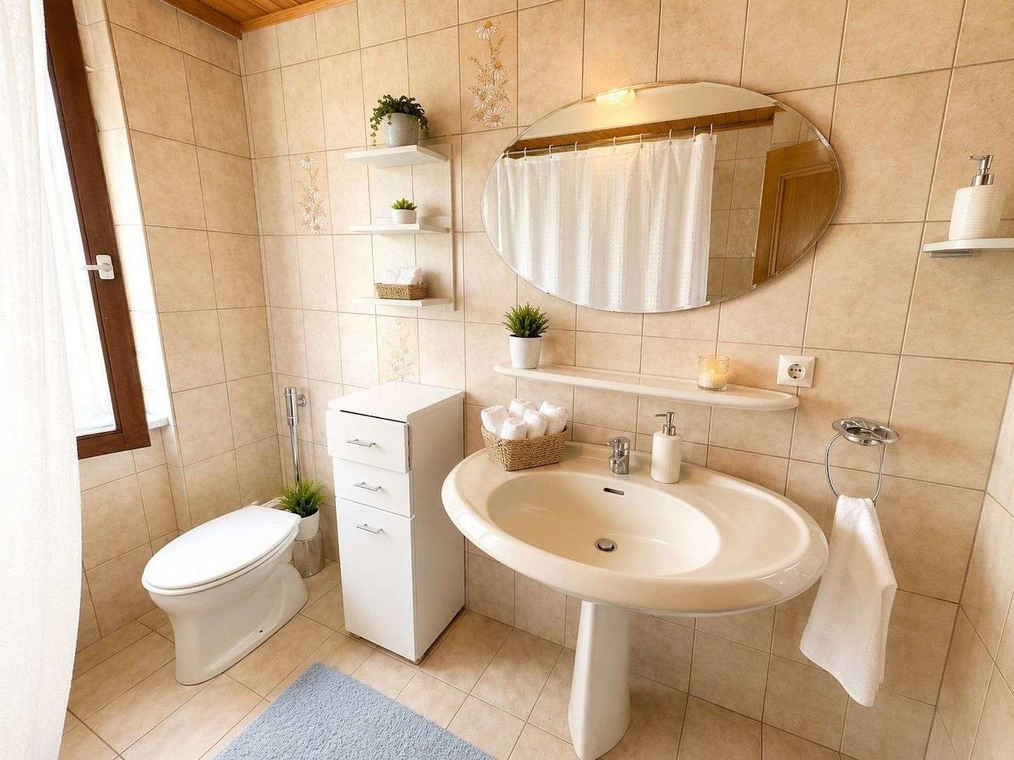 Badezimmer im Obergeschoss