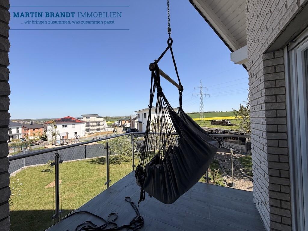 Balkon Ausblick ins Grüne