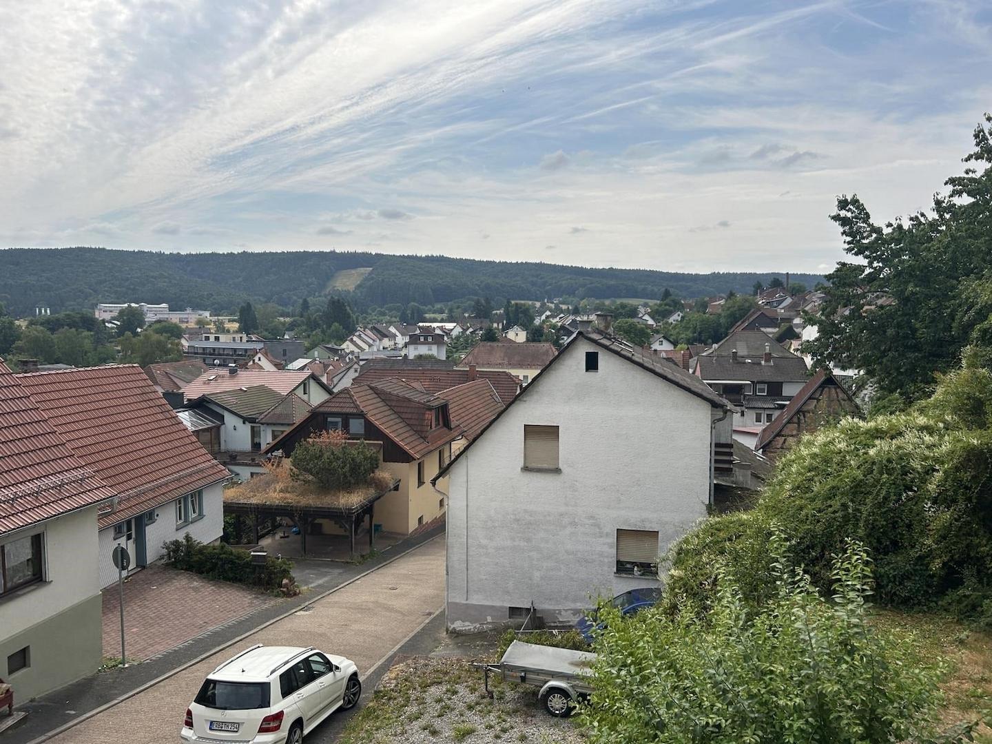 Ausblick vom Esszimmer