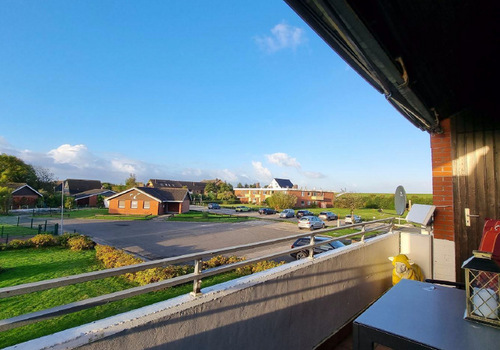 Blick vom Balkon