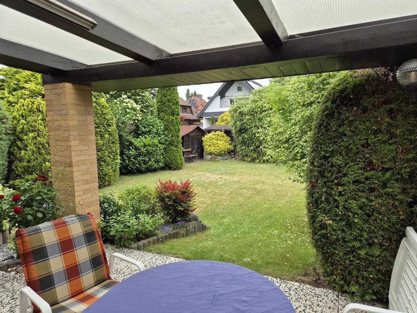 Terrasse zum Garten
