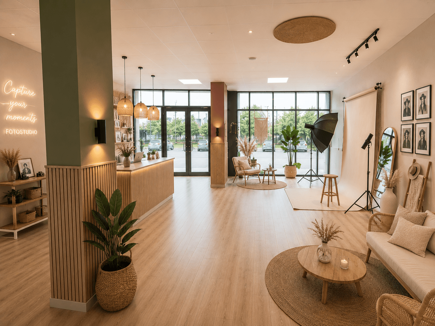 Fotostudio (KI visualisiert)