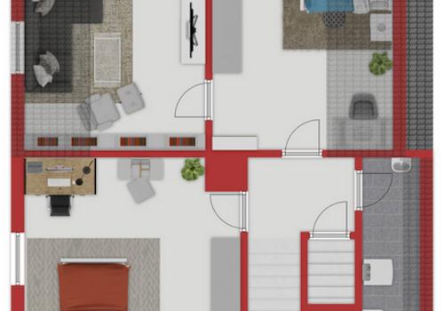 Grundriss OG SA Haupt 44
