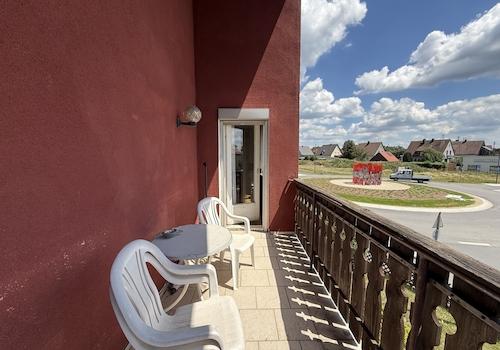 Ausblick vom Balkon