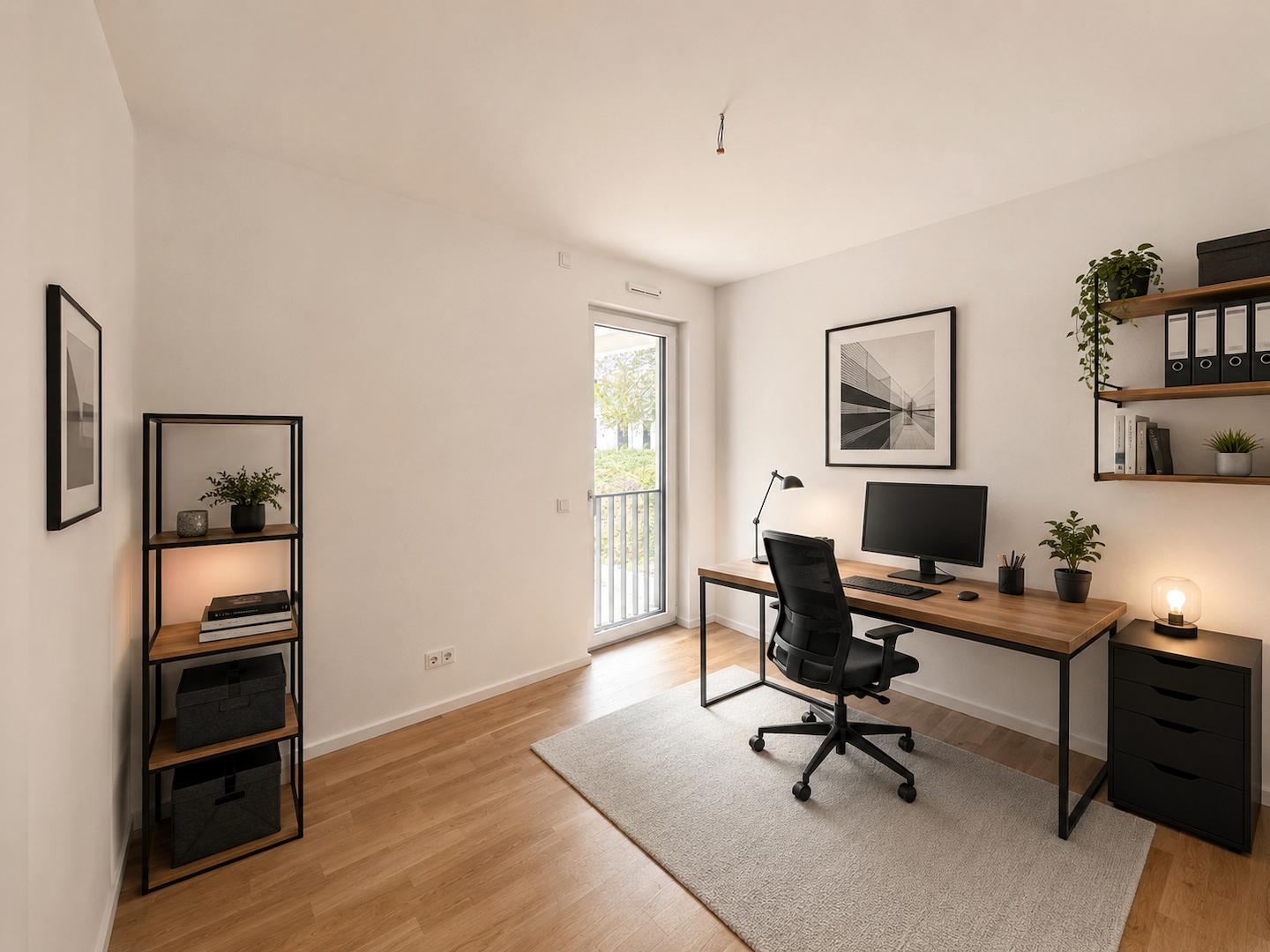 KI generiertes Einrichtungsbeispiel - Büro
