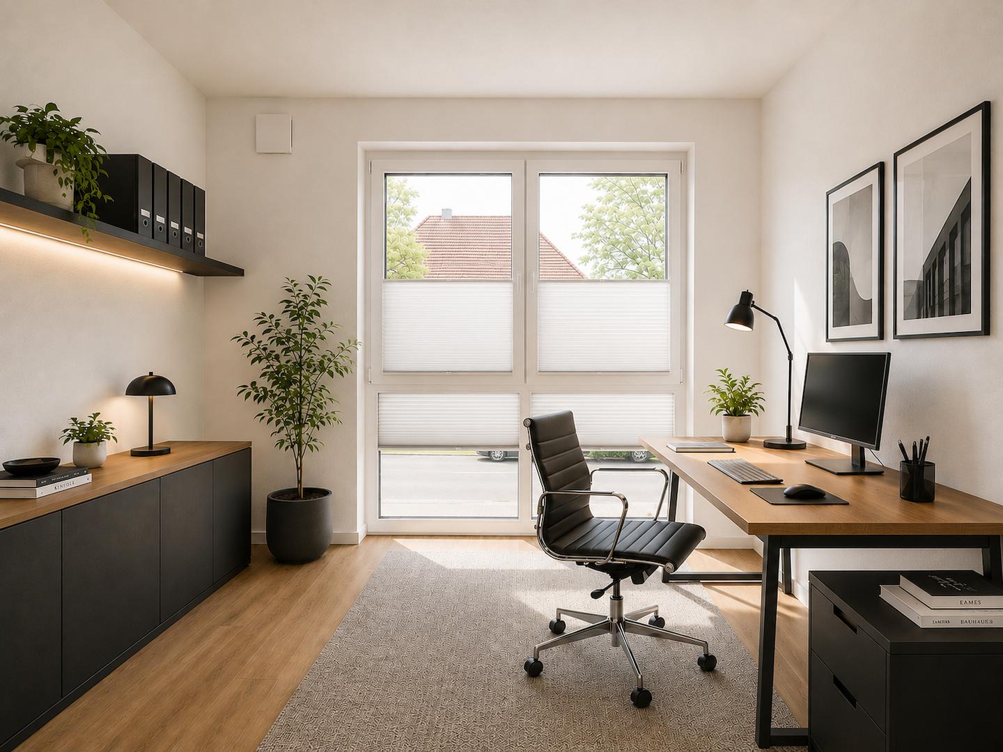KI generiertes Einrichtungsbeispiel - Büro