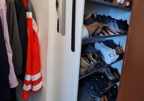 Garderobe mit Schuhablage