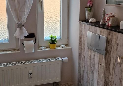 Toilette mit Unterbausystem