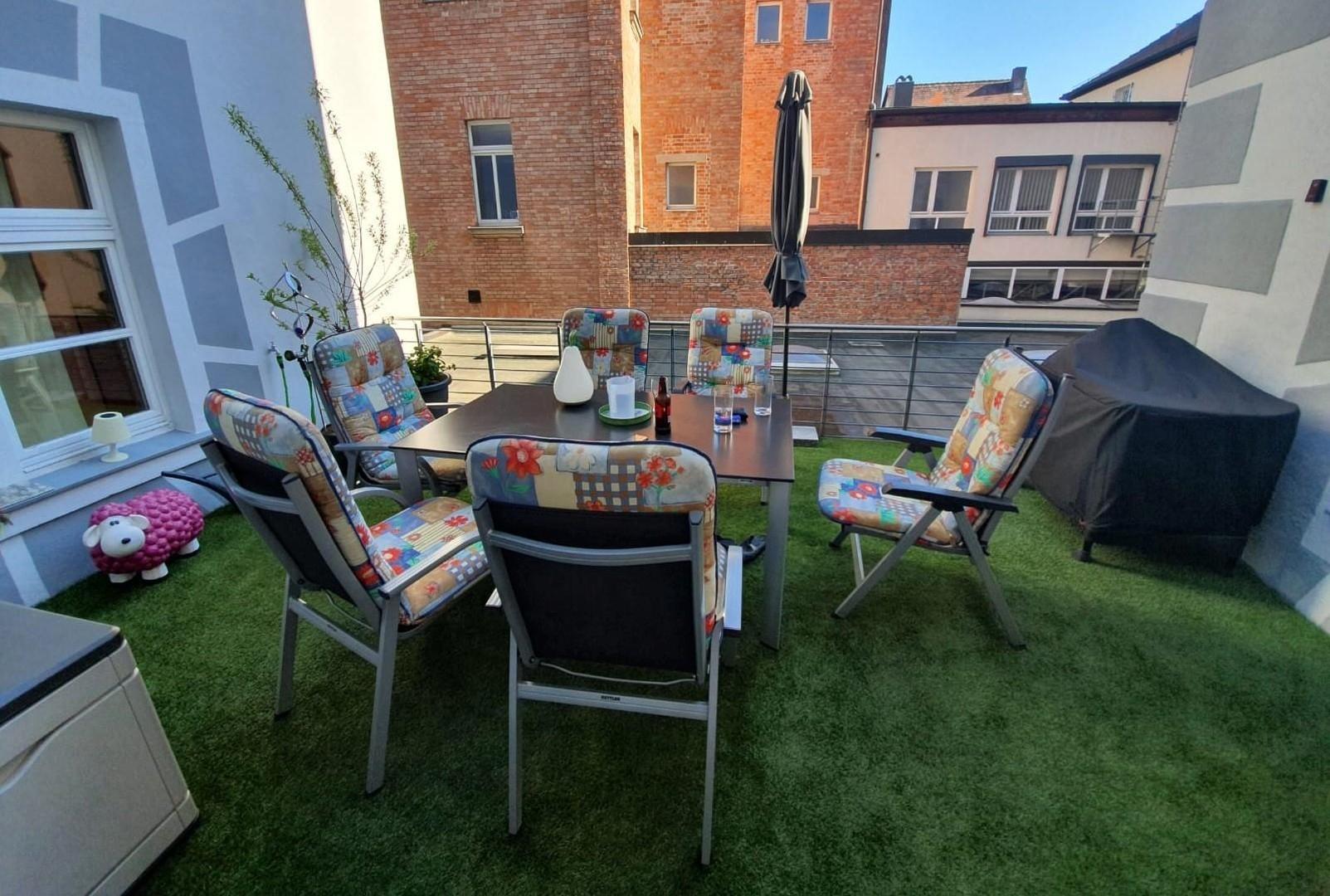 Terrasse geschützer Bereich