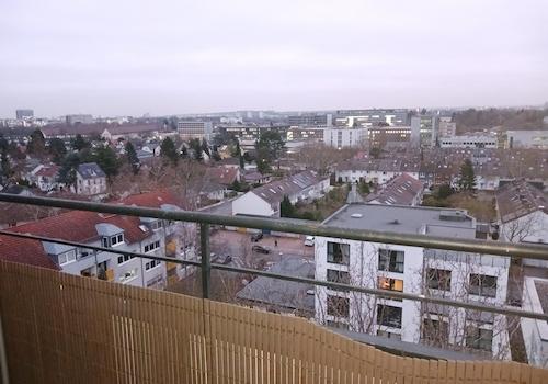 Blick vom Balkon