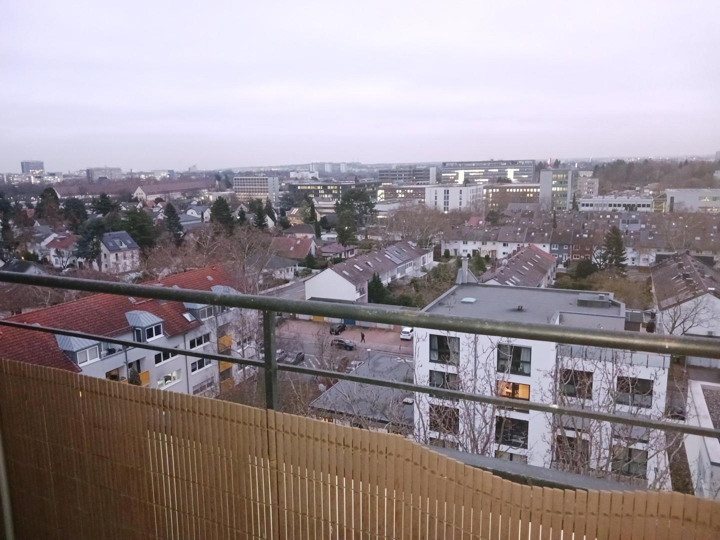 Blick vom Balkon