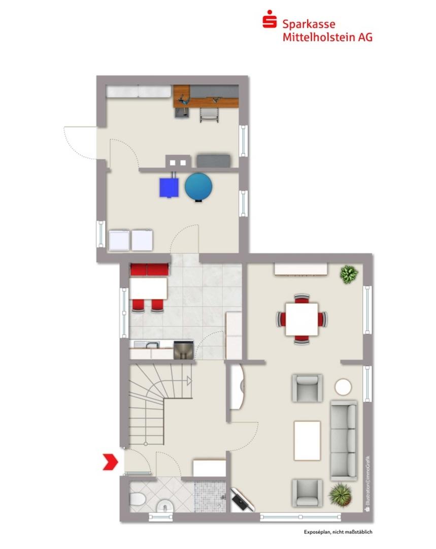 Grundriss Erdgeschoss