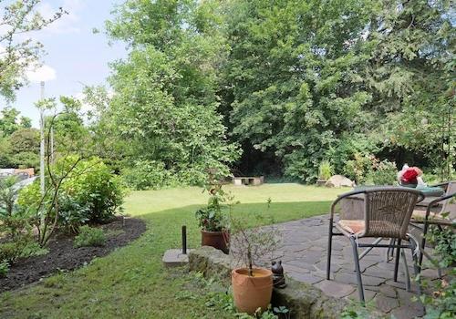 Terrassenausblick in den Garten