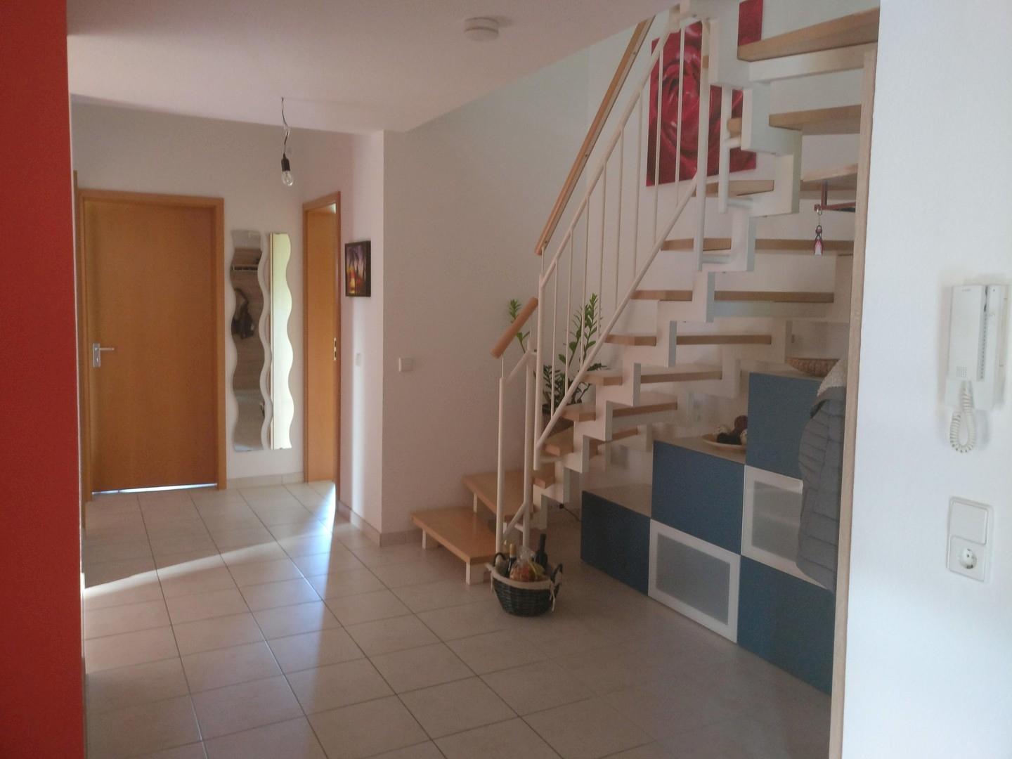 Treppe zur Galerie