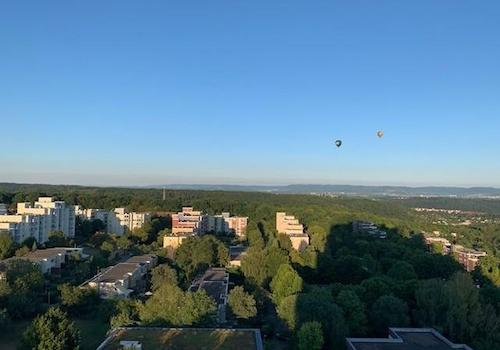 Ausblick vom Balkon 1
