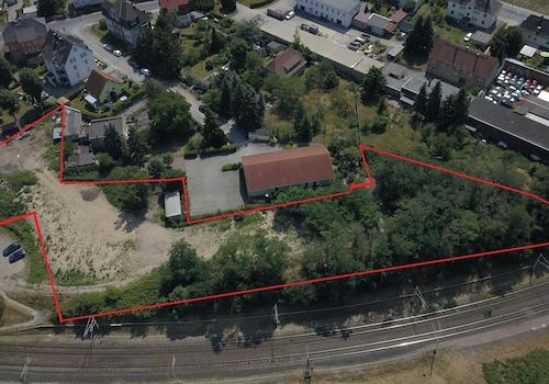 Luftbild mit gekennz. Fläche