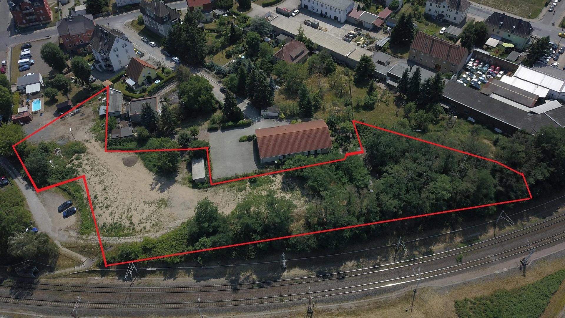 Luftbild mit gekennz. Fläche