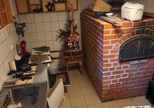 Vorküche mit Ofen