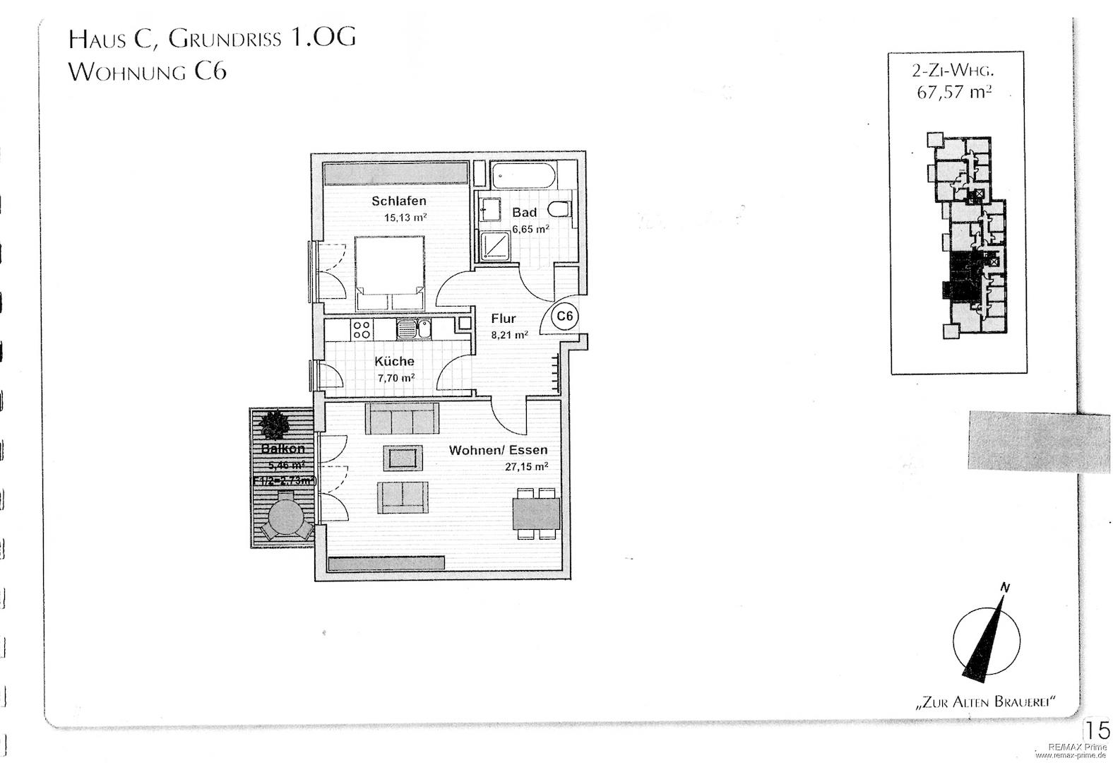 Grundriss Wohnung