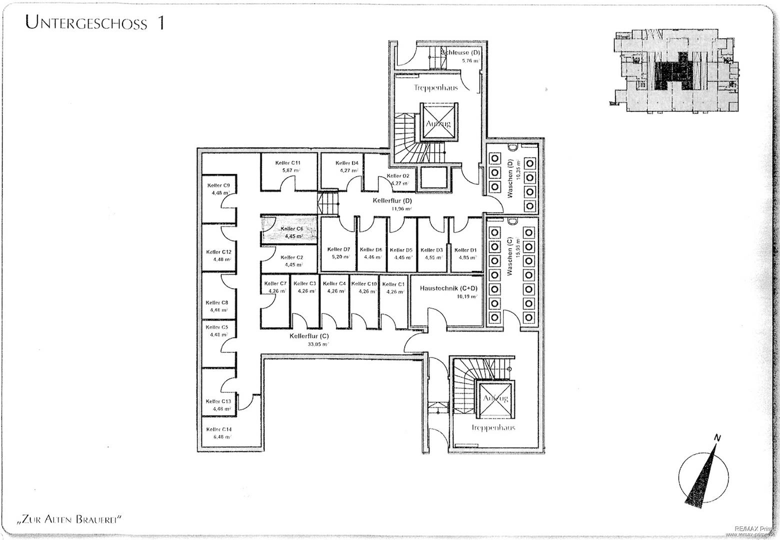 Grundriss UG 1