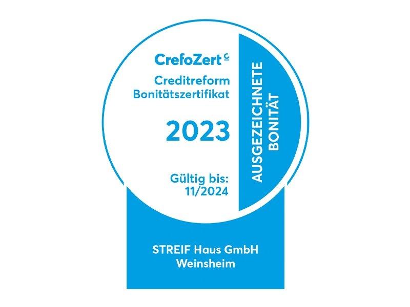 Bonitätszertifikat - Streif ein starker Partner