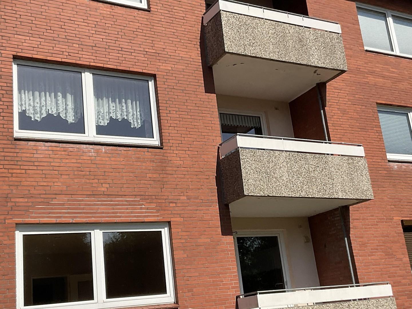 Rückseite mit Loggia
