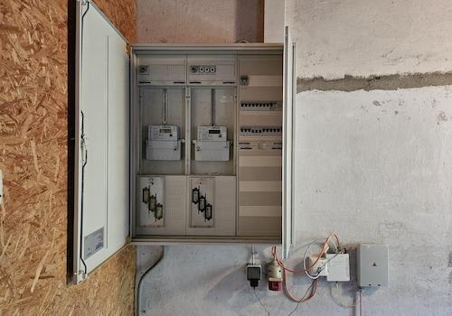 Hausanschluss Strom Glasfaser