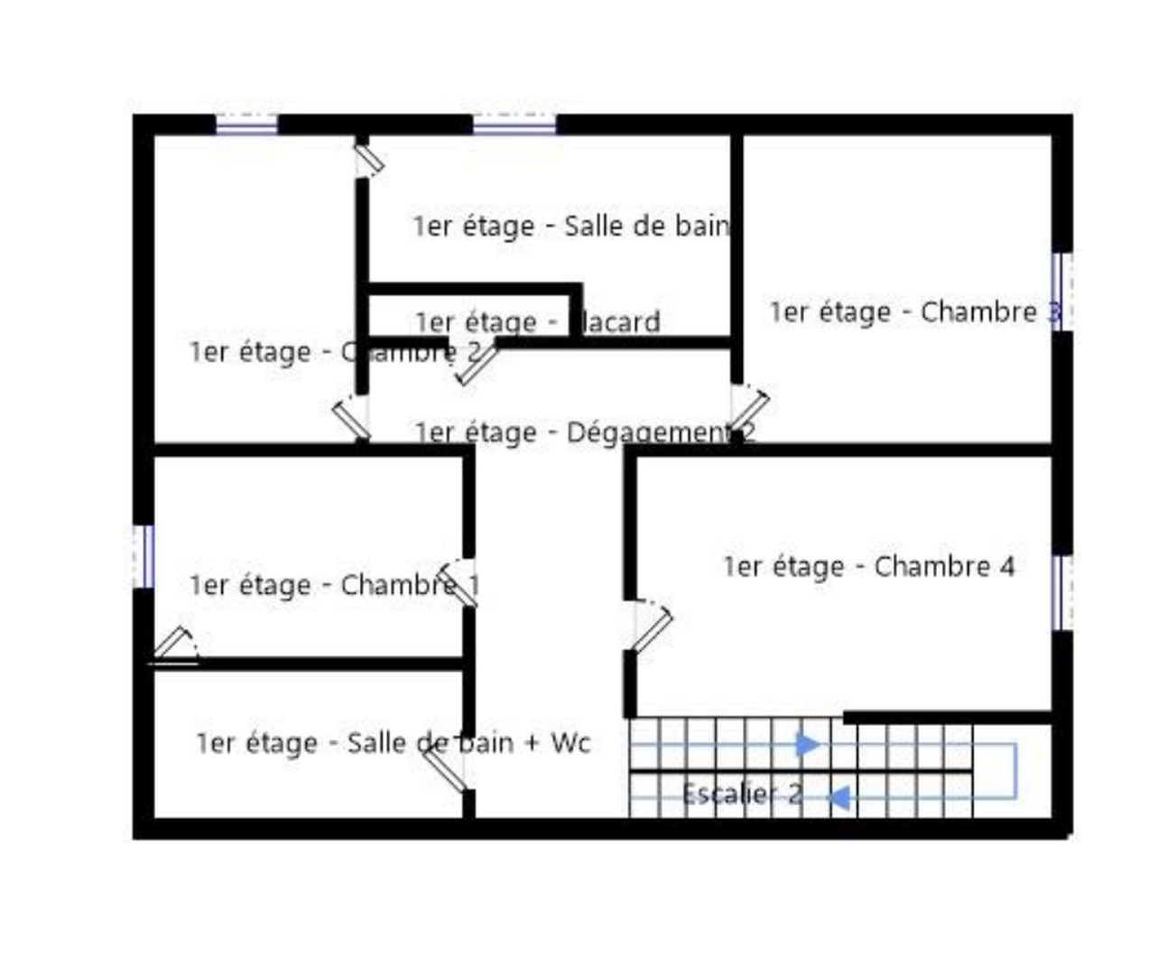 schematischer Grundriss OG