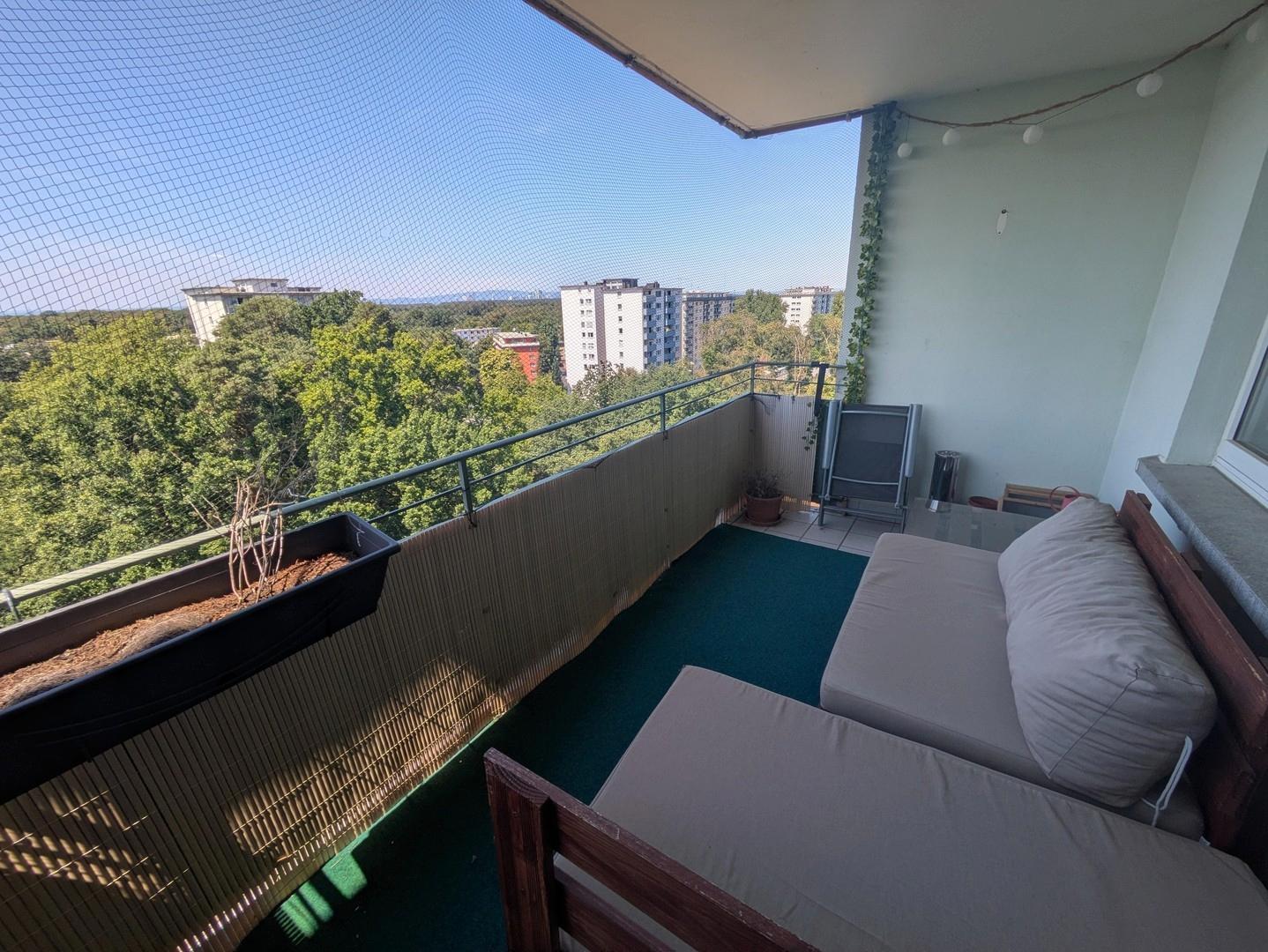 Westbalkon mit Aussicht