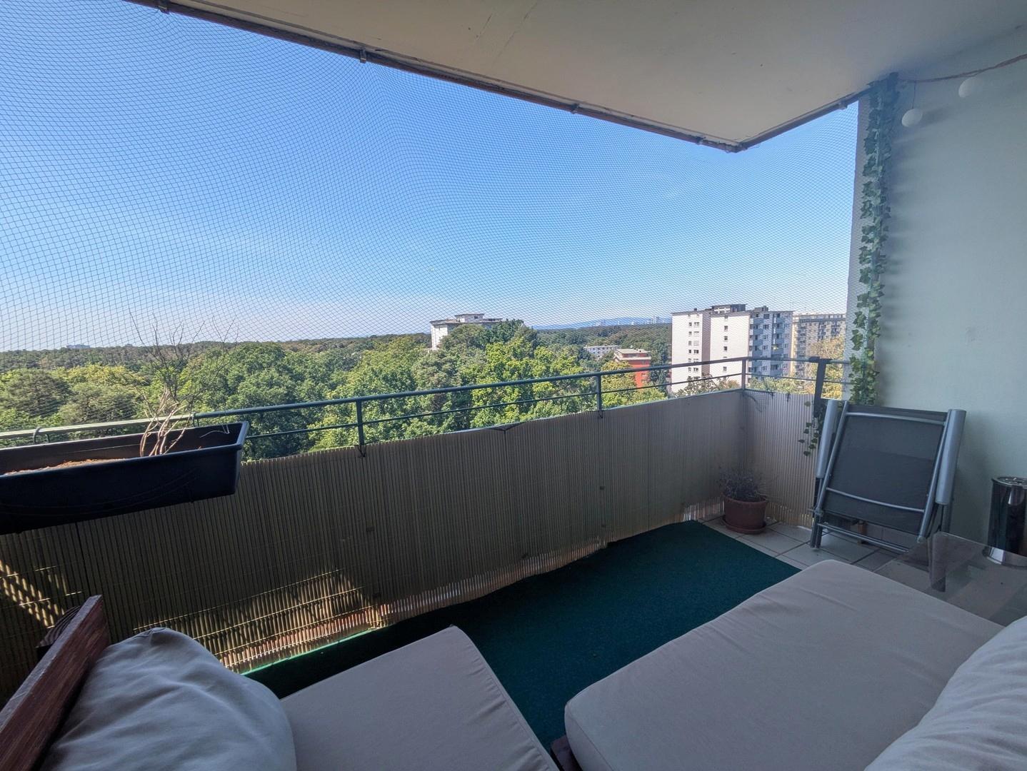 Sonniger Westbalkon