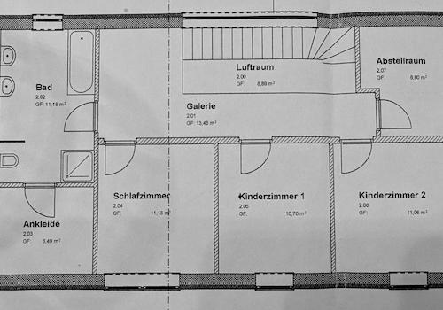Grundriss Dachgeschoss
