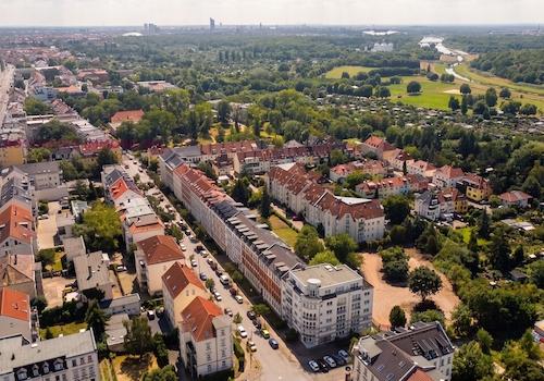 Immobilie in Leipzig / Möckern zu verkaufen_2-Raum_Luftbild