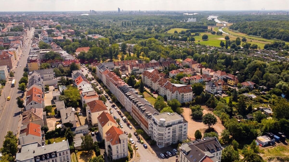 Immobilie in Leipzig / Möckern zu verkaufen_2-Raum_Luftbild